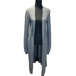 Women's Nic + Zoe Long Cardigan Sweater Gray, Size XS, EUC